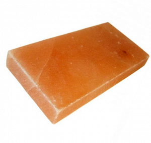 Плитка из гималайской розовой соли 200x100x25 мм шлифованная — компания «Экосоль»